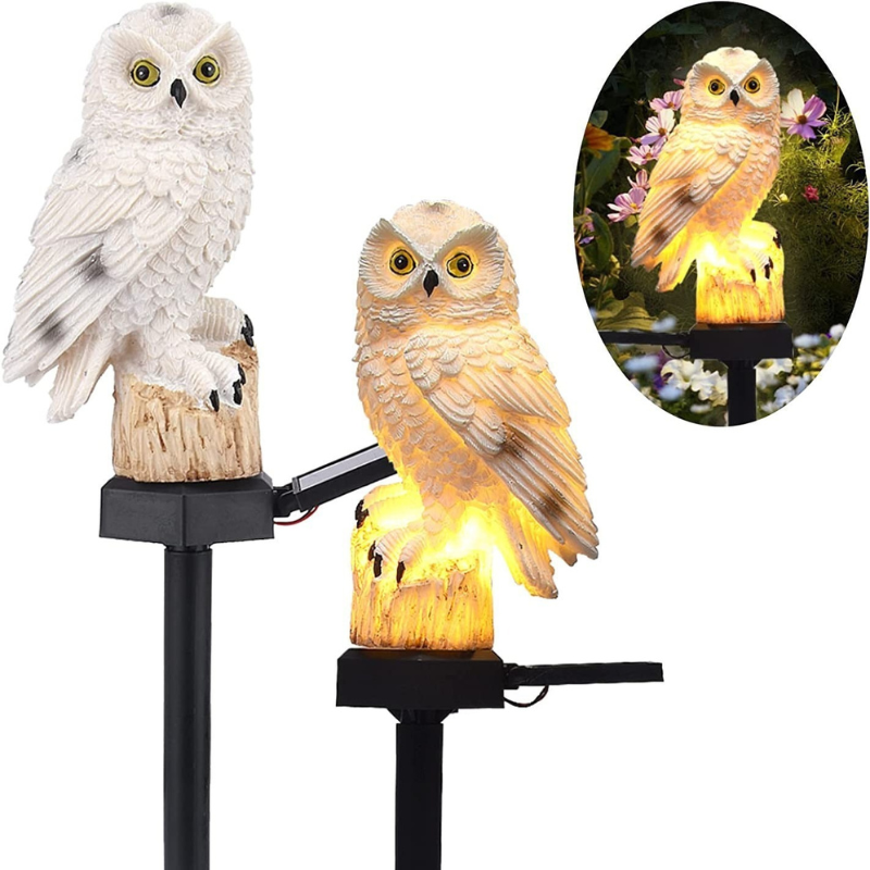 Owl Solar Lights Outdoor Garden